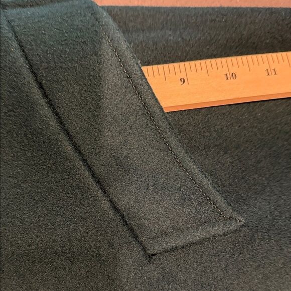 Elegant Dark Green Women's Coat sz 8 double breasted - Picture 10 of 10